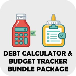 Budget and Debt Calculators - Bundle Pack